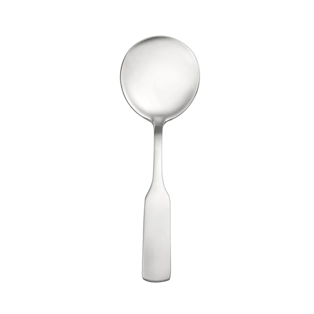 CAC China 3013-04 Thames Bouillon Spoon, 6-1/8" Length, Weight, 18/0 Stainless Steel - 1 Dozen