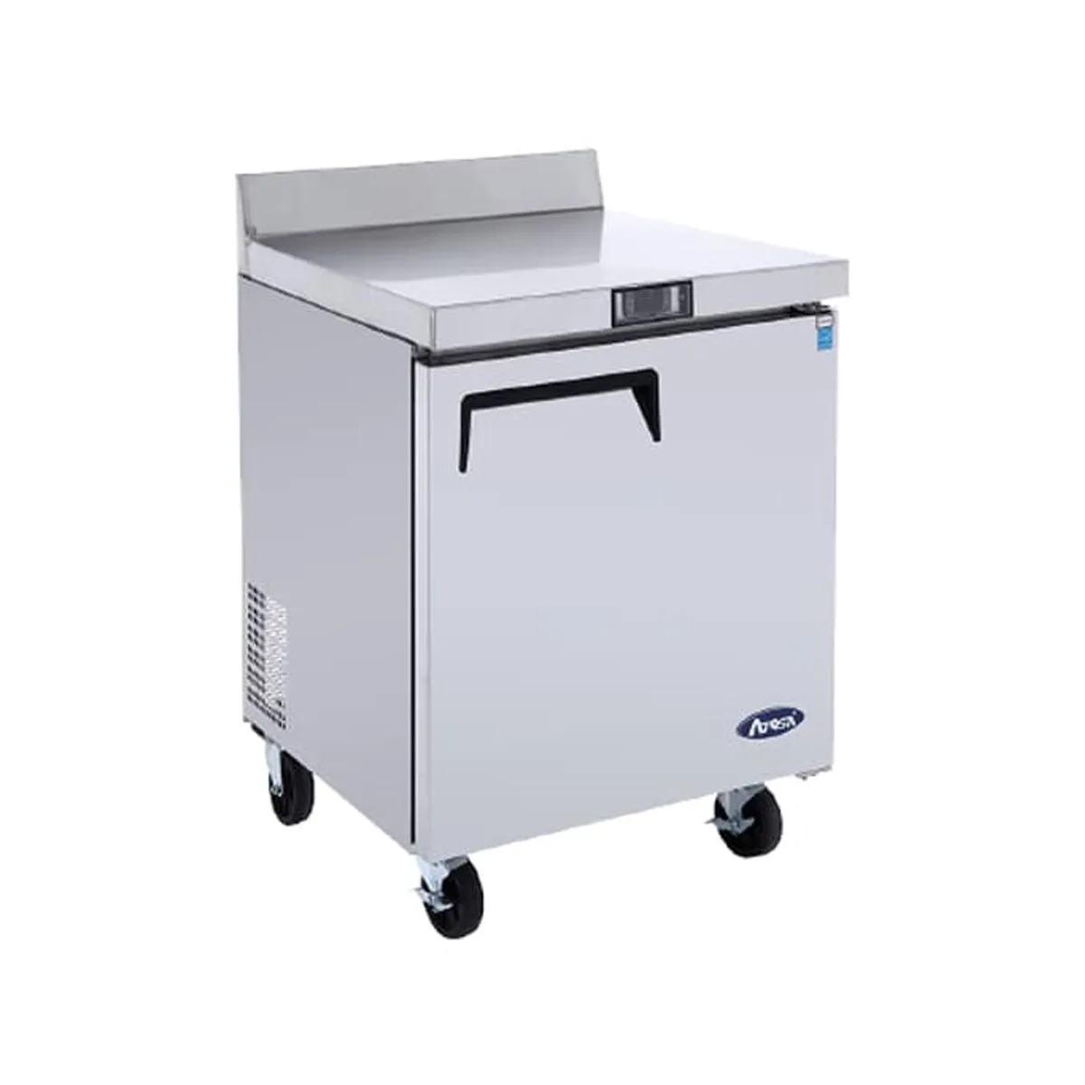 Atosa USA MGF8412GR 27" 1-Solid Door WorkTop Freezer with Backsplash, -8°F–0°F temp, 7.2 cu. ft.