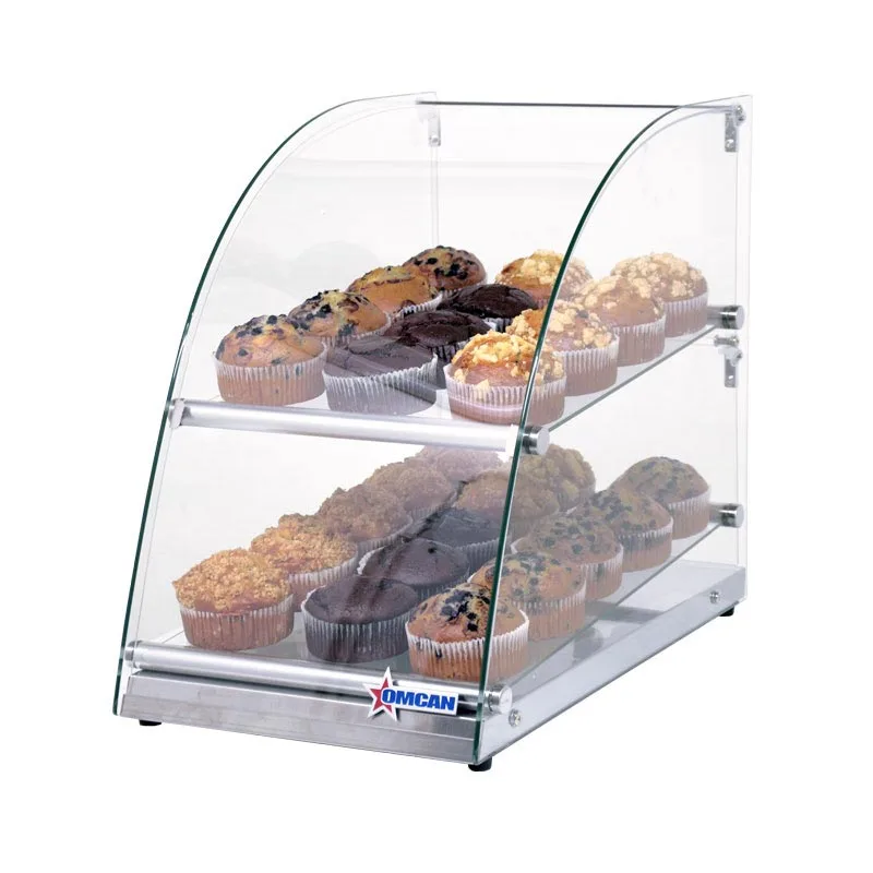 Omcan USA 44374 (44374) Display Case, Countertop, Curved Front Glass