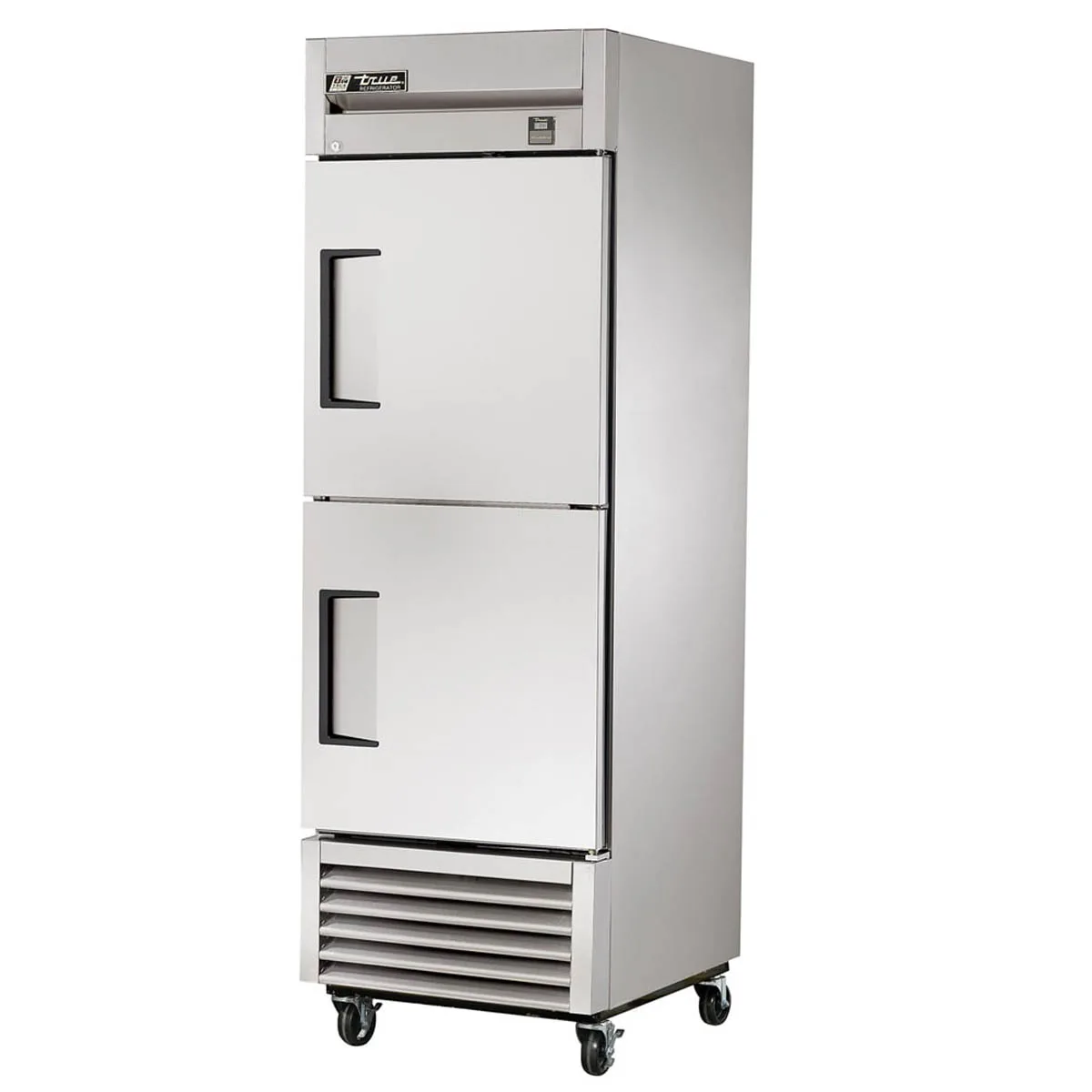 True TS-23-2-HC 27" 1-Section Reach-In Refrigerator w/ 2 Solid Half Doors, Bottom Mount, Stainless Steel