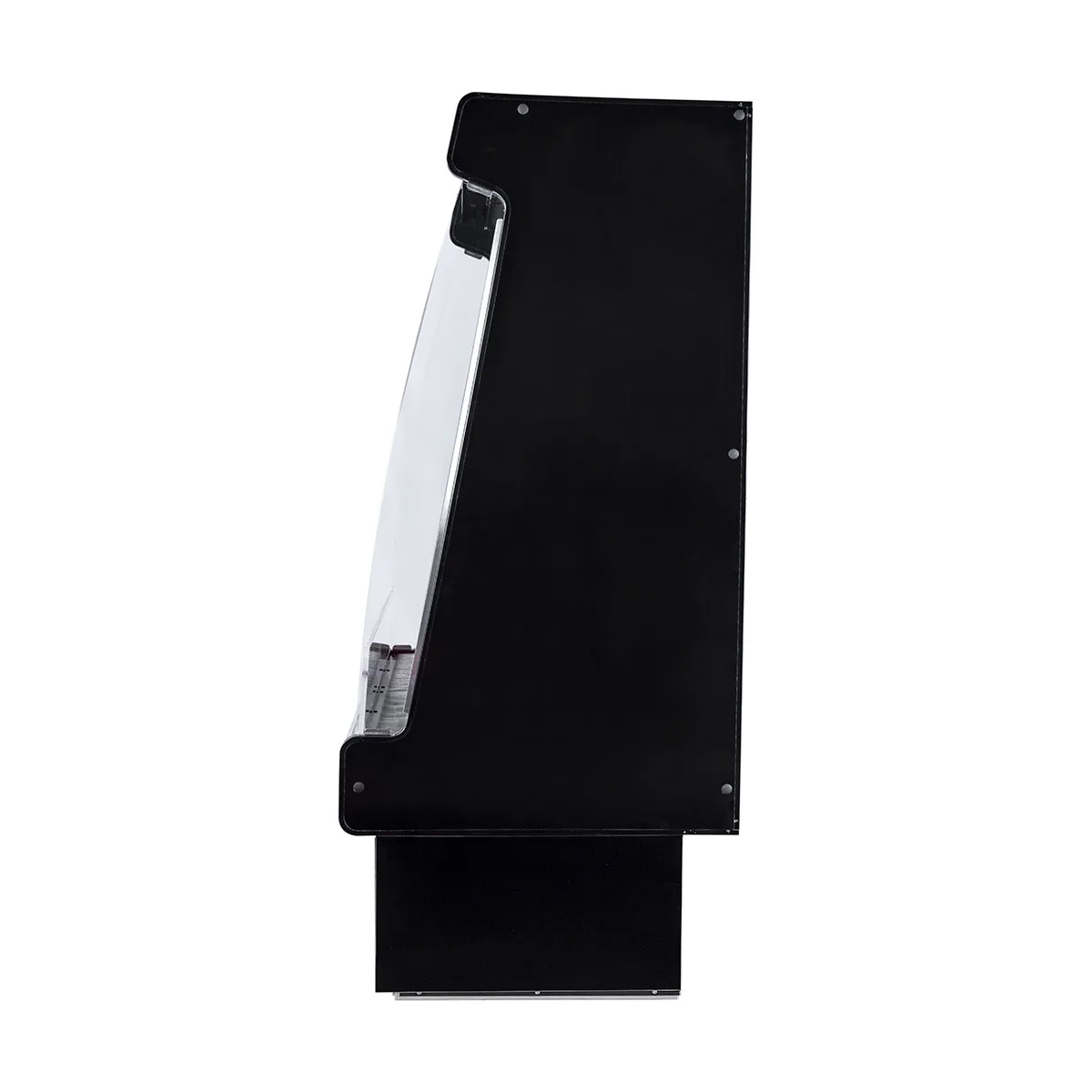 Howard-McCray SC-OD35E-6S-B-LED 75'' Vertical Dairy Open Air Merchandiser in Black, Self-Contained
