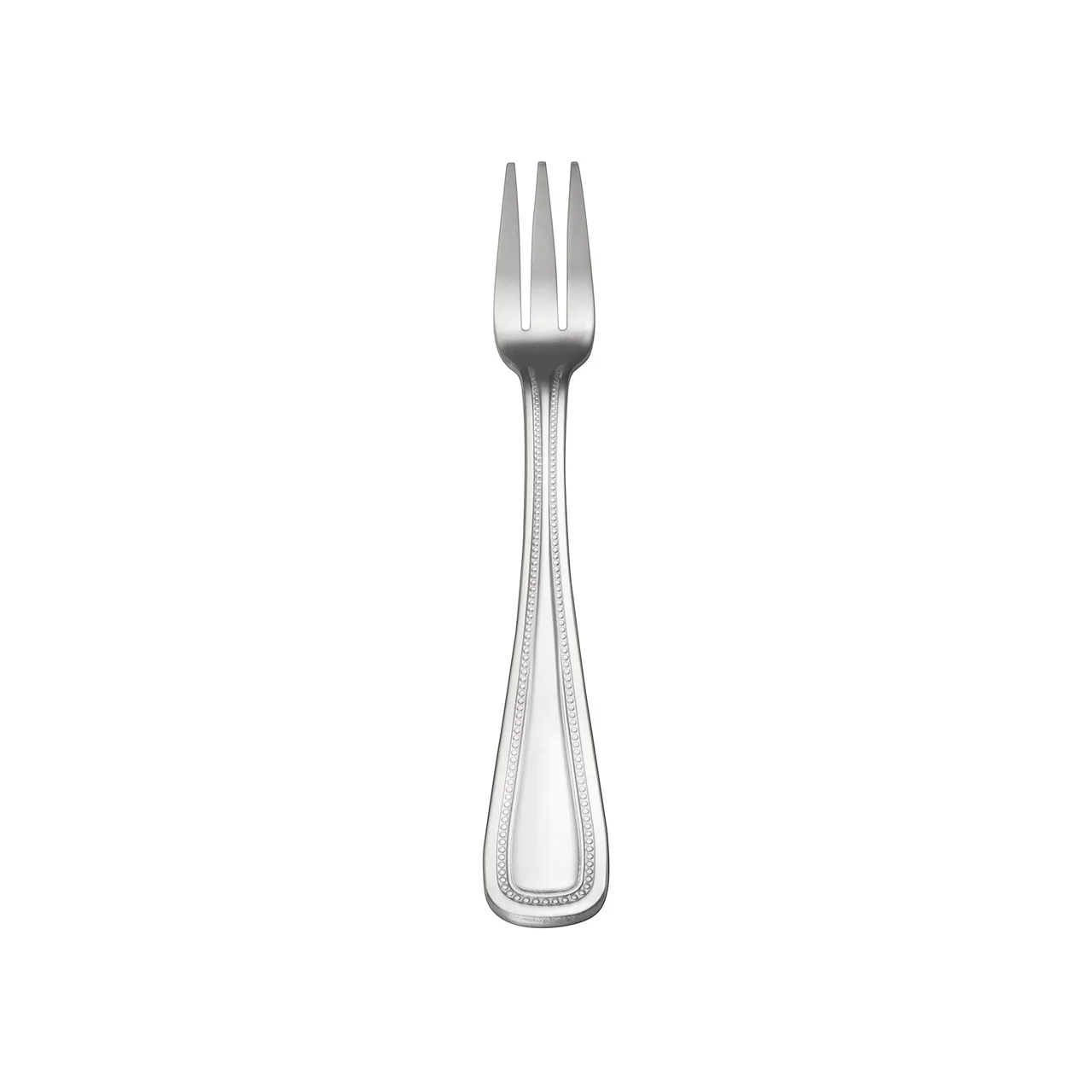 CAC China 3008-07 Black Pearl Oyster Fork, 5.5" Length, Heavy 18/0 Stainless Steel - 1 Dozen