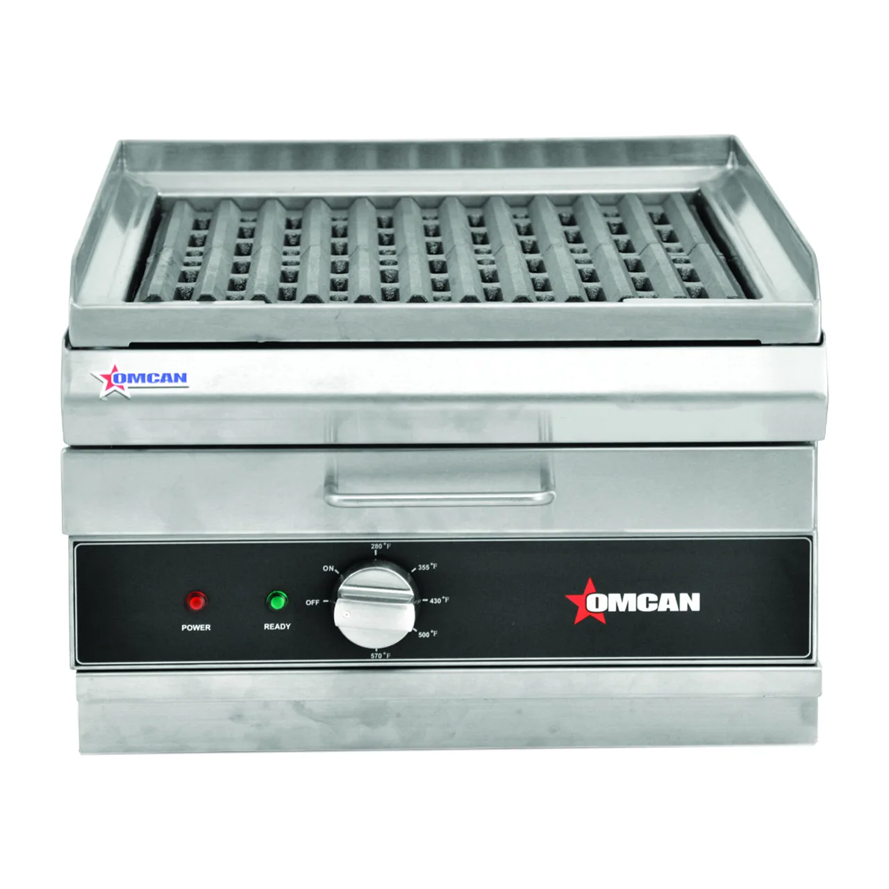 Omcan USA 49885 14" Countertop Electric Charbroiler w/ 14"W x 19"D Cooking Area, 3.6 kW, 240v-1ph