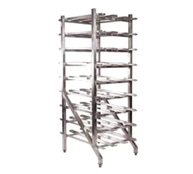 Winholt CR-162 Aluminum Full Size Stationary Can Storage Rack with 162 #10 or 216 #5 Cans Capacity