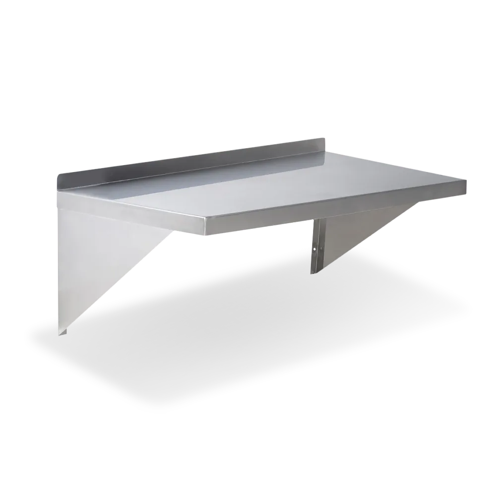 Steel Works SWWS-1660 Wall Mount Stainless Steel Shelf - 60" x 16"