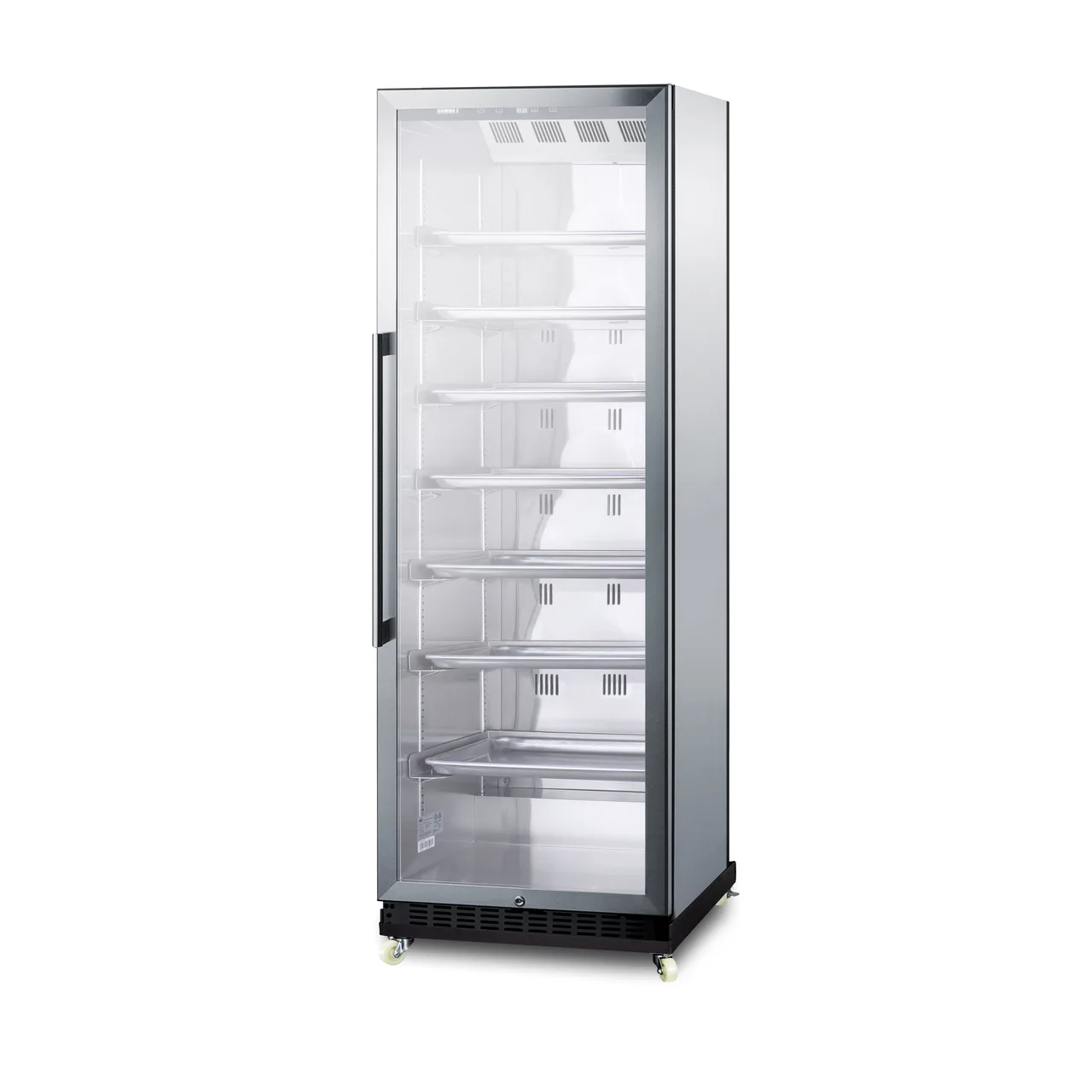 Summit SCR1401RICSS Beverage Center w/ Right Hinged Glass Door, Stainless Steel, 12.6 cu.ft