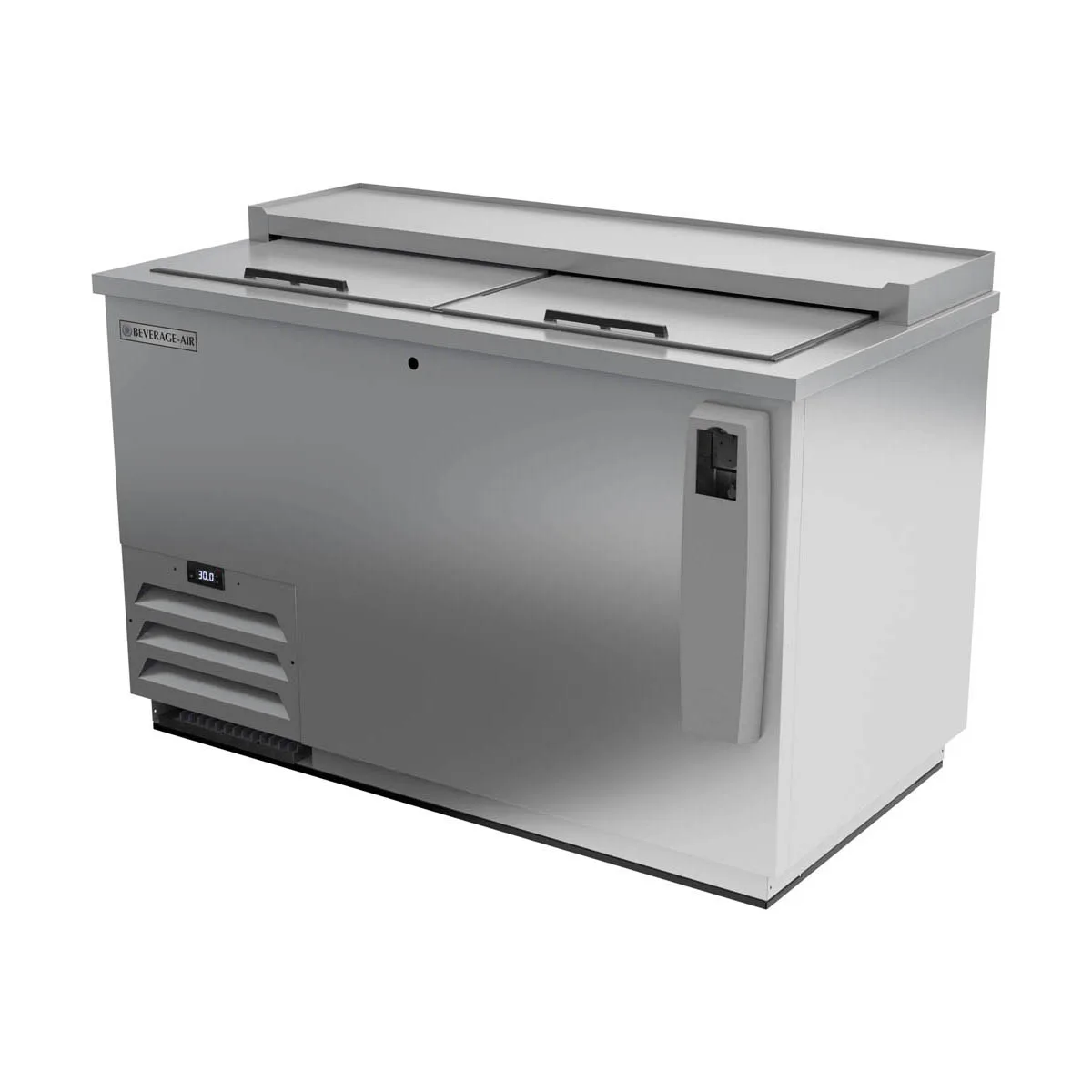 Beverage Air DW49HC-S-29 50" Deep Well Bottle Cooler w/ 2 Sliding Lids, 3 Dividers, 13.7 cu. ft.