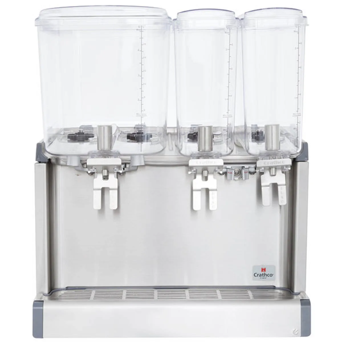 Crathco CS-3D-16-290 Simplicity® Bubbler® Beverage Dispenser with 3 Bowls / Agitator Type - 1/10 Hp