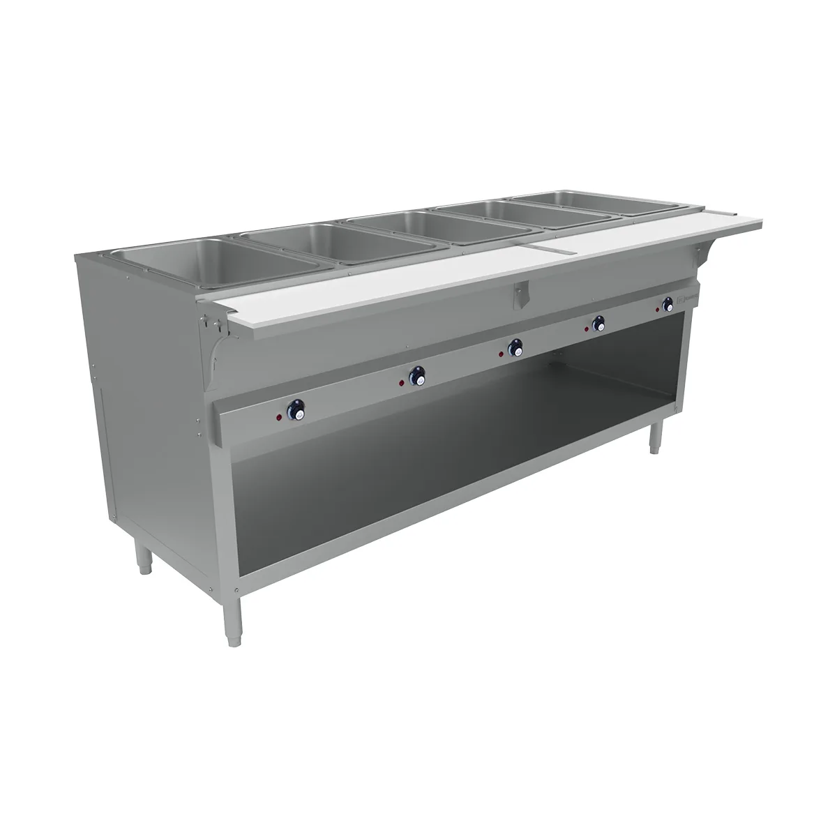 BK Resources STE-5-120-EN 72" Electric Steam Table, (5) Open Pan Wells
