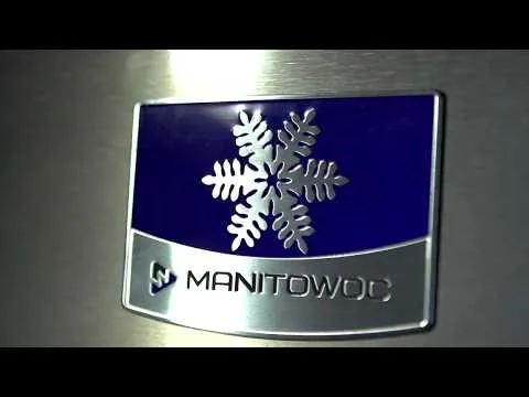 Manitowoc IDT0750N/D970/K00470 Remote Cooled Full Cube 690 lb Ice Machine with Bin, 882 lb Storage