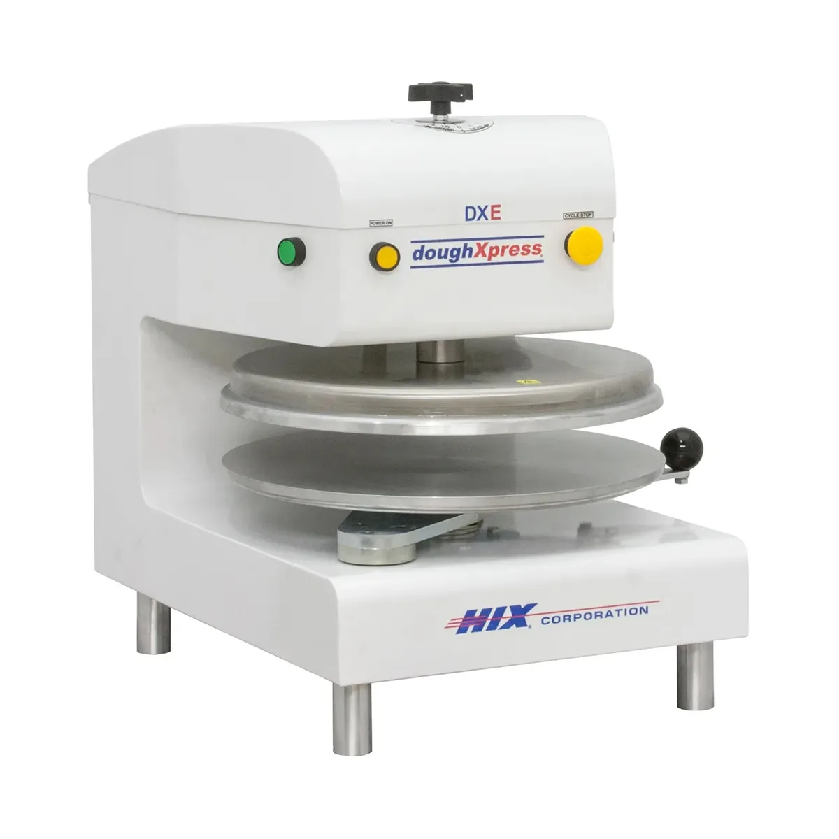 DoughXpress DXE-W 18" Electromechanical Automatic Pizza Dough Press with Single Heat and Digital Temperature Control