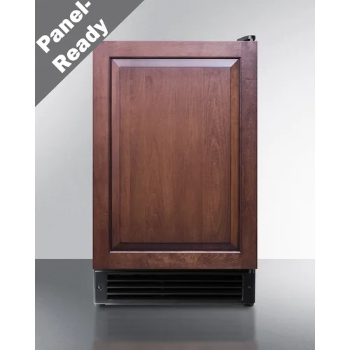 Summit BIM26IF Refrigerator 15" Door, 10‑23 cu ft, Black, Drain‑Free Icemaker 15 lb, R600a, 115V ETL
