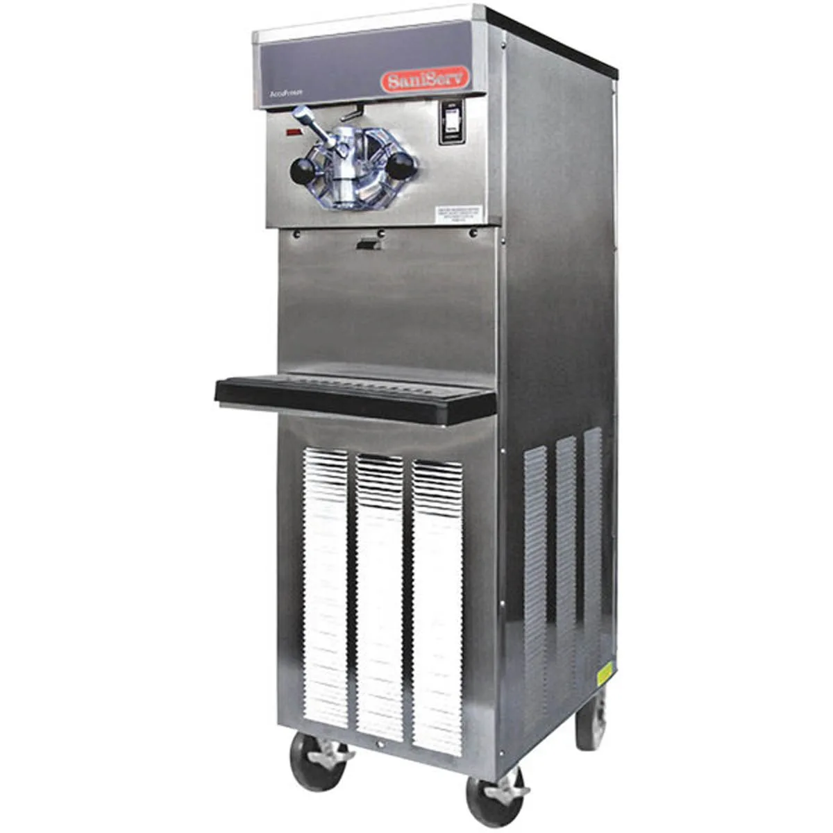 SaniServ 414 Floor Model Soft Serve/Yogurt Freezer w/ 20-Qt. Mix Capacity, Single Head