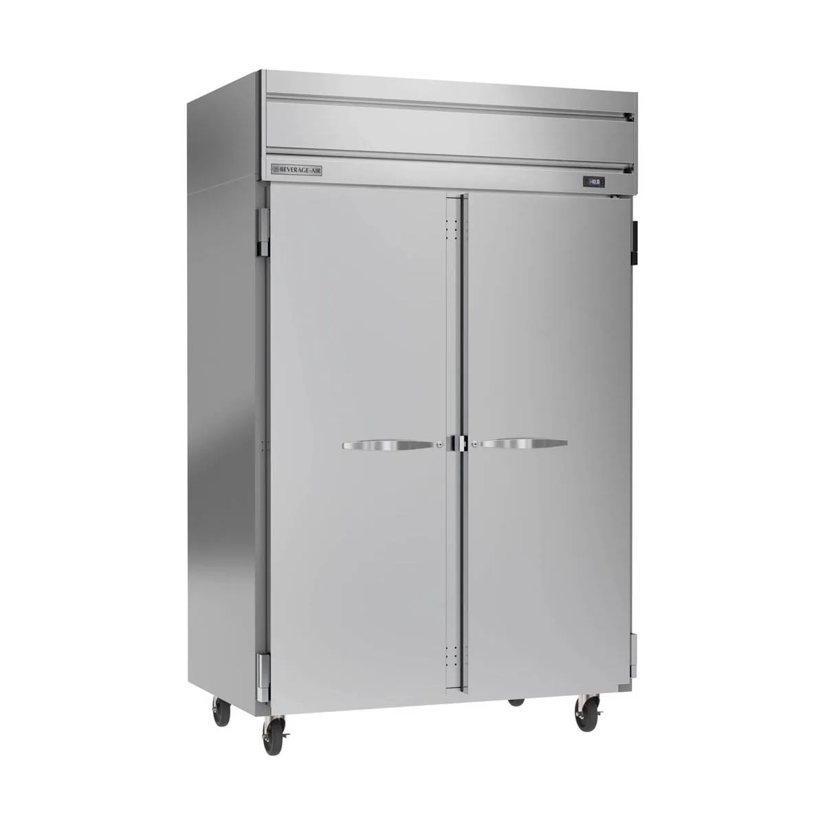 Beverage Air HFS2HC-1S 52" 2-Section Reach-In Freezer, 2 Solid Doors, Top Mount, 45.2 cu. ft., Stainless Steel