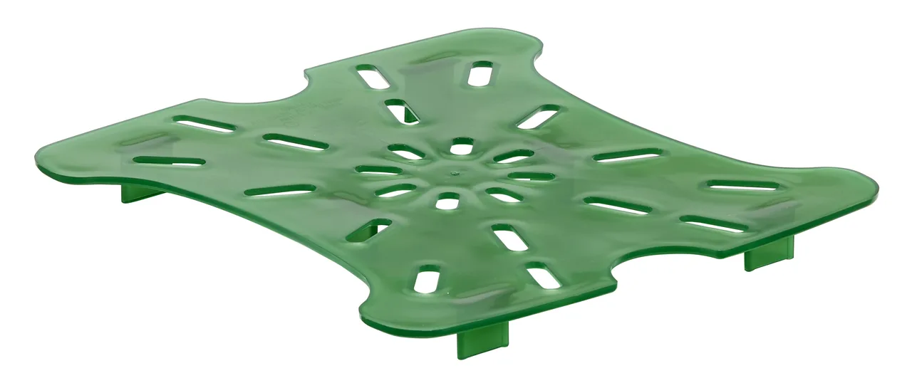 Cambro 2SFSFPDPP265 Drain Shelf For 2 & 4 Quart FreshPro Containers, Green NSF Plastic