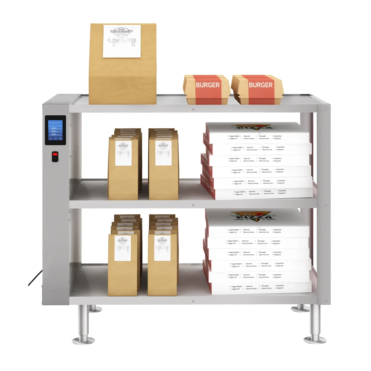 Koolmore KM-WSC-T3 Koolmore Commercial Take Out Warmer Cabinet, (3) Shelves