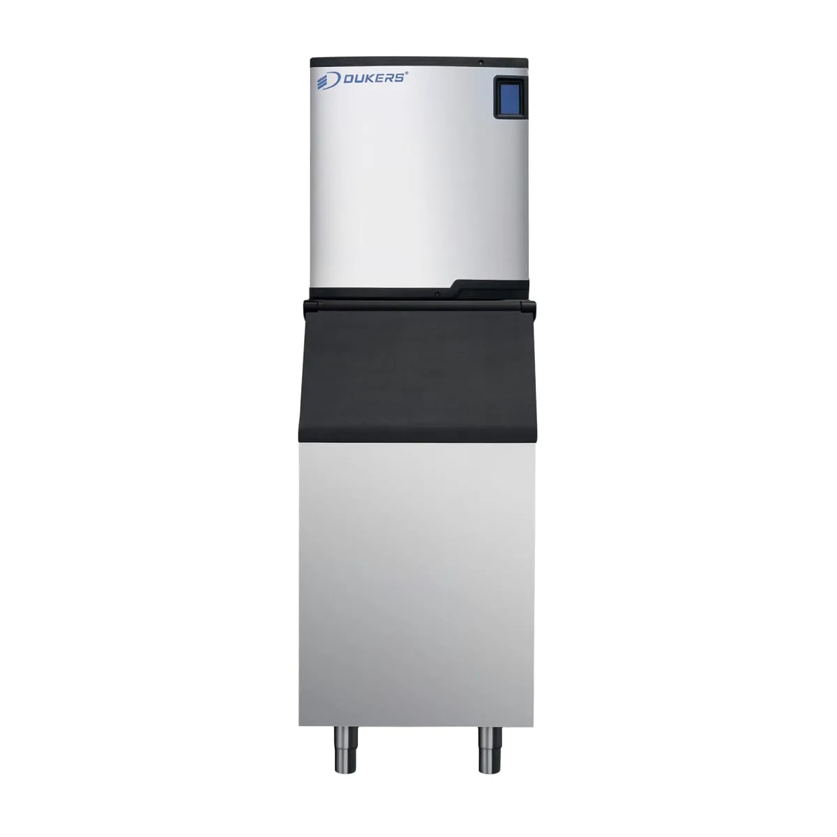 Dukers DIM-500A 496 lb Full Cube Ice Machine w/ Bin - 352 lb Storage, Air Cooled, 115v