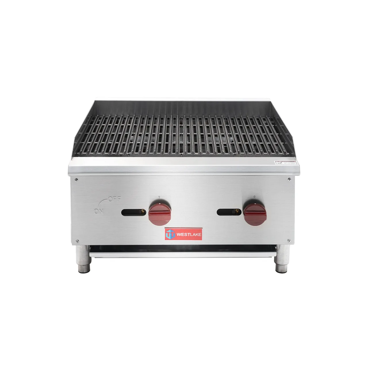 Westlake ECB-24S Countertop Gas Griddle / Charbroiler