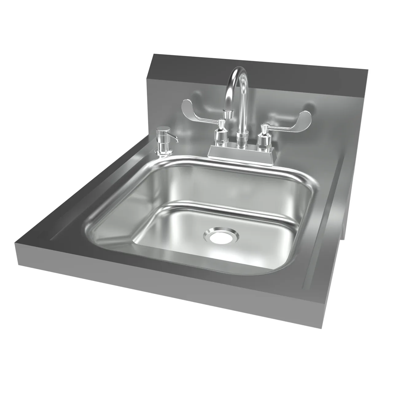 BK Resources BKHS-ADA-D-SD-P-G Hand Sink