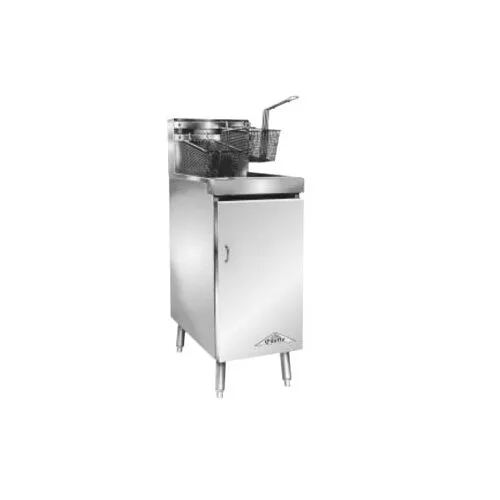 Comstock-Castle 10HF 11" Full Pot Gas Fryer, Floor Model, 24 lbs, 60.000 BTU