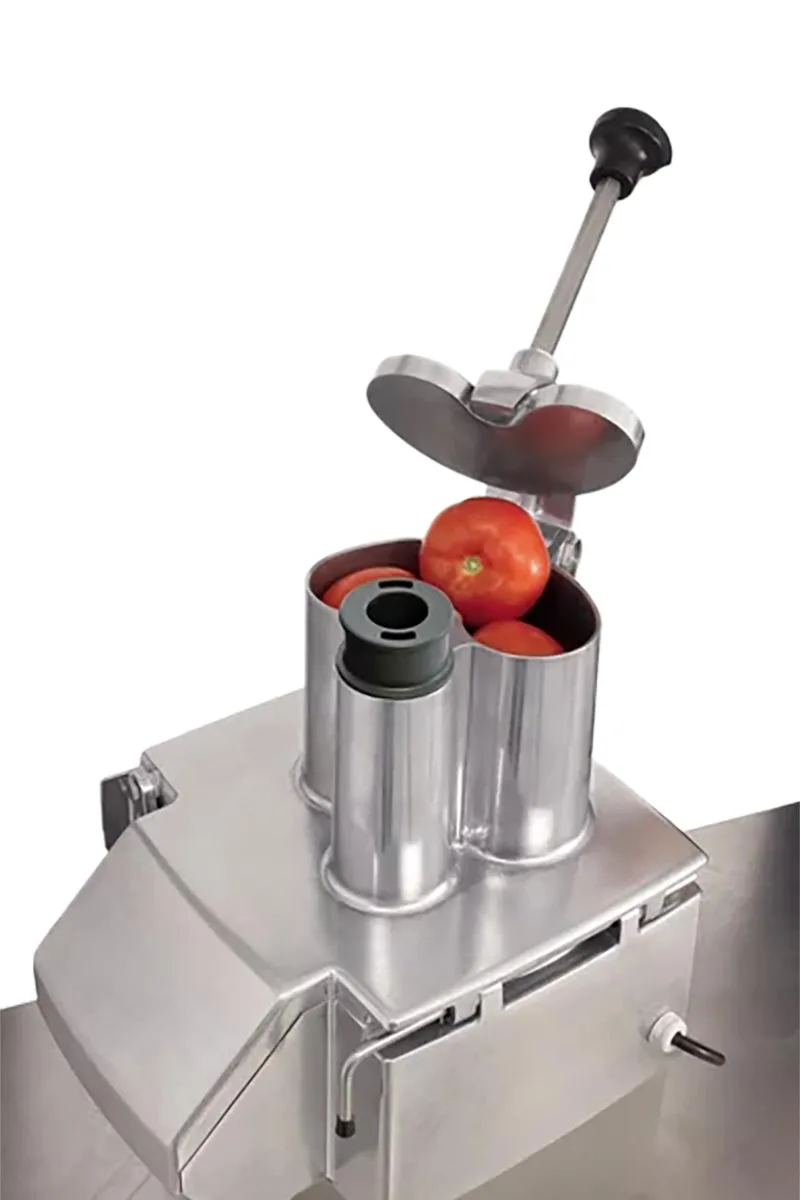 Robot Coupe CL50EULTRA5DISCS 1.5 HP 425 RPM Slicer, 3mm/6mm Slice, 3mm Grate, 10mm Dice, (2  )Hopper, 120V