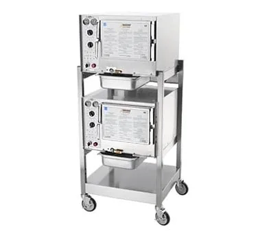 AccuTemp S32401D060 DBL 6 Pan Boilerless Convection Steamer, (2) Stacked, Connectionless, 240V