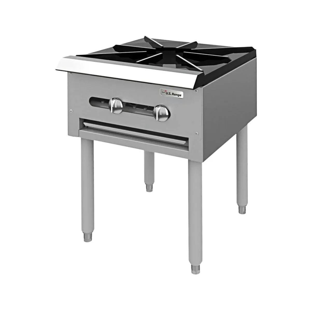 Garland US Range SP-1844 18" Gas Stock Pot Range w/ (1) Three Ring Burner, Manual Controls, 45.000 BTU