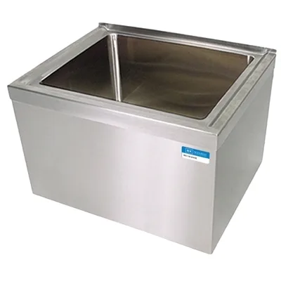 BK Resources BKMS2-1620-6-KIT 24" Mop Sink, 16"W x 20"L x 6"D Bowl