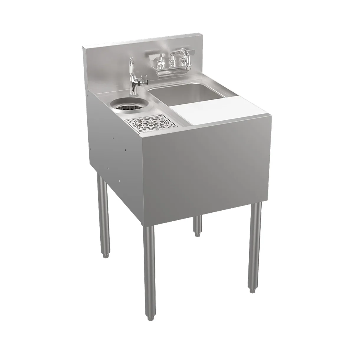 Krowne KR24-MS20 20" Underbar Sink Units, 1 Compartment without Drainboard