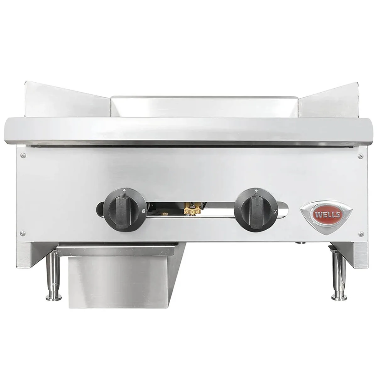 Wells HDG-2430G 24" Countertop Manual Gas Griddle, 3/4" Steel Plate, 60.000 BTU