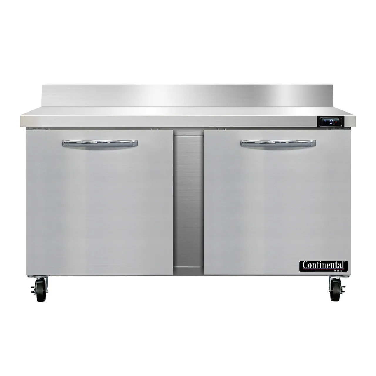 Continental Refrigerator SWF60NBS 60" 2-Section Worktop Freezer w/ 2 Doors, 17 cu. ft.