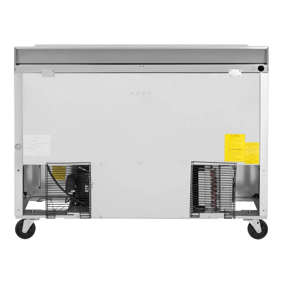 Turbo Air TWF-48SD-D4-N 48" 2-Section Worktop Freezer w/ 4 Drawers, 12 cu. ft.