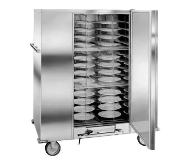 Carter-Hoffmann BB150E 61"-66" 1-Door Heated Banquet Cabinet Insulated, Stainless 180 Covered Plates