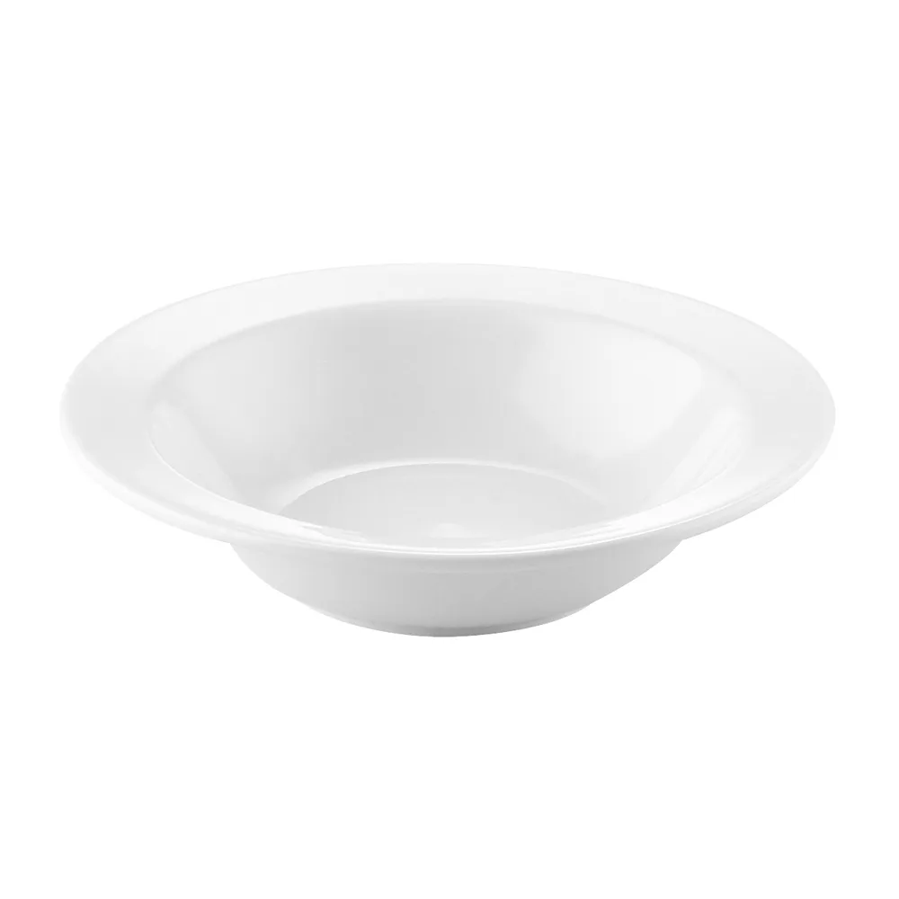 CAC China UVS-10 - Grapefruit Dish, 13 Oz., 6-3/8" Dia. x 1-1/2" H, Round Porcelain White, 1 Dozen