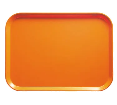 Cambro 2025222 Camtray Rectangular Tray, 20.75" x 25.56" Fiberglass, Orange, NSF, Dishwasher Safe
