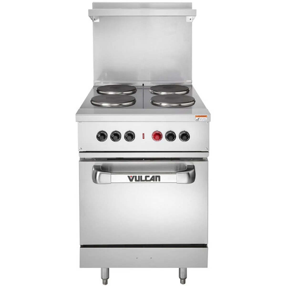 Vulcan EV24S-4FP240 Restaurant Range, Electric, 24", (4) 2.0 Kw French Hotplates