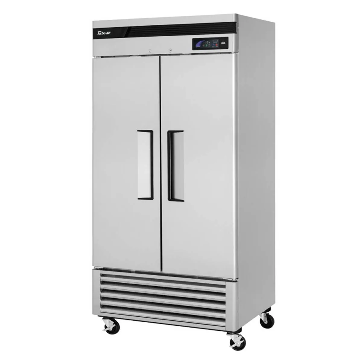 Turbo Air TSF-35SDN-N 39.5" 2-Solid Door Reach-In Freezer, Bottom Mounted, 29.19 cu. ft., Stainless Steel
