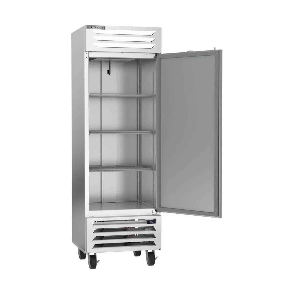 Beverage Air FB19HC-1S 27" One Section Reach-In Freezer w/ Solid Door, Bottom Mount, 18 cu. ft.