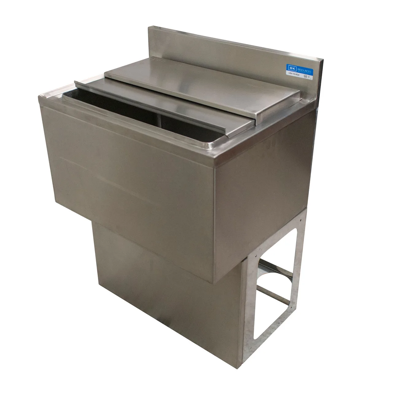 BK Resources UBB-18-IB36 36" Underbar Ice Bin / Cocktail Unit, 100 lbs Capacity
