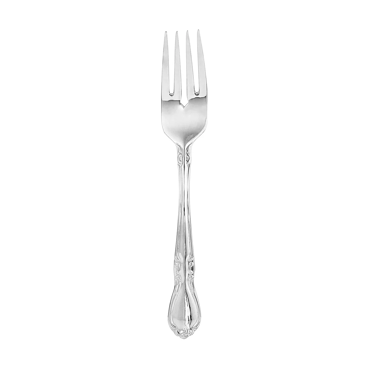 CAC China 8023-06 - Glamour Salad Fork, 6¼" Length, 18/8 Stainless Steel - 1 Dozen