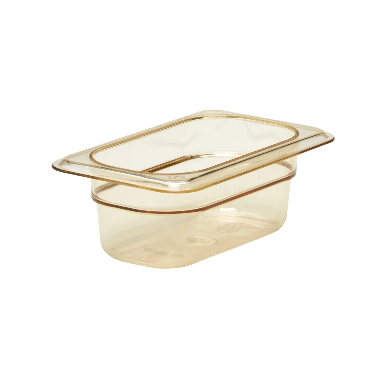 Cambro 92HP150 H‑Pan – 1/9 Size, 2½″ Deep Amber Plastic, Non‑Stick, -40°F to 375°F, NSF