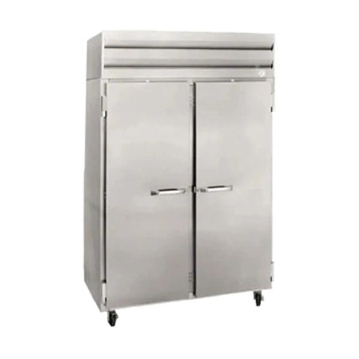 Howard-McCray R-SR48 52" 2-Section Reach-In Refrigerator w/ 2 Solid Doors, Remote, Aluminum Interior, 48 cu. ft.