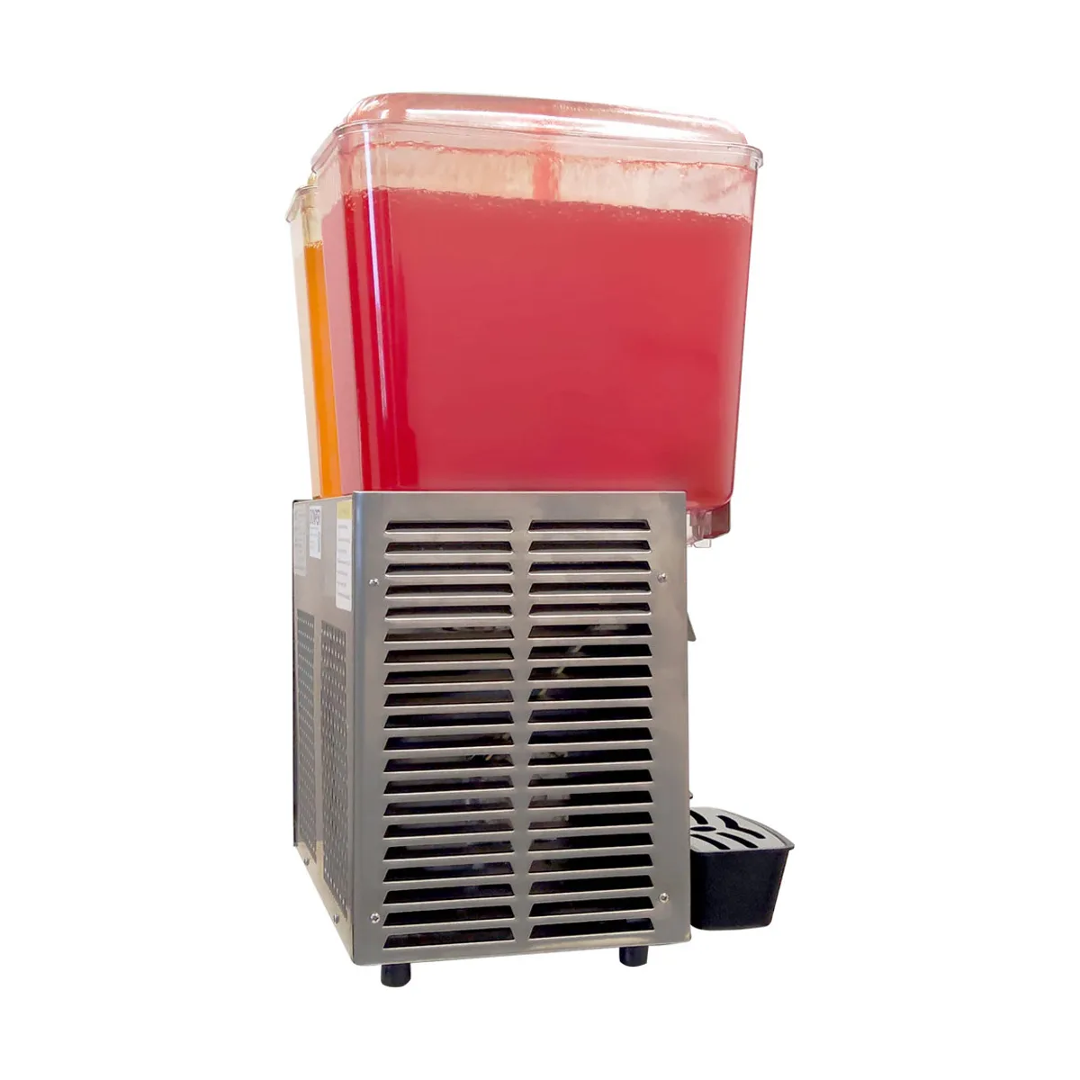 Donper USA D25 Countertop Beverage Dispenser with Double Bowls / Spray Type - 4.75 Gal (each)