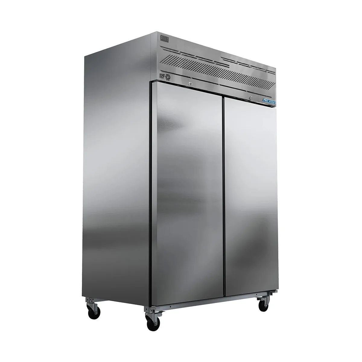 Pro-Kold SSF-39-2S 54.4" 2-Solid Door Reach-In Freezer, Top Mounted, 27.55 cu. ft.