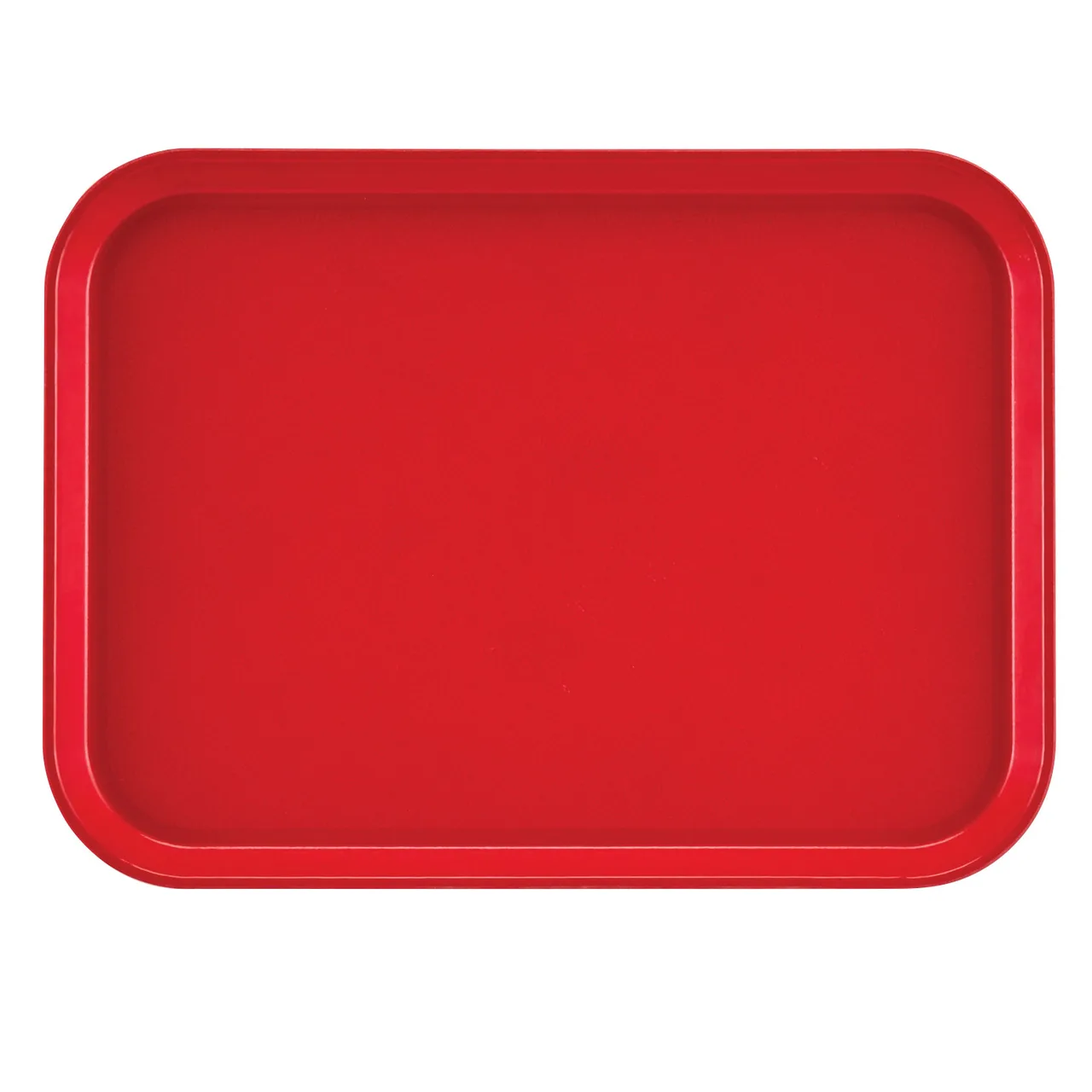 Cambro 1826521 Rectangular Tray, 17-7/8" x 25-3/4" Fiberglass, Red, NSF‑Listed, Dishwasher Safe