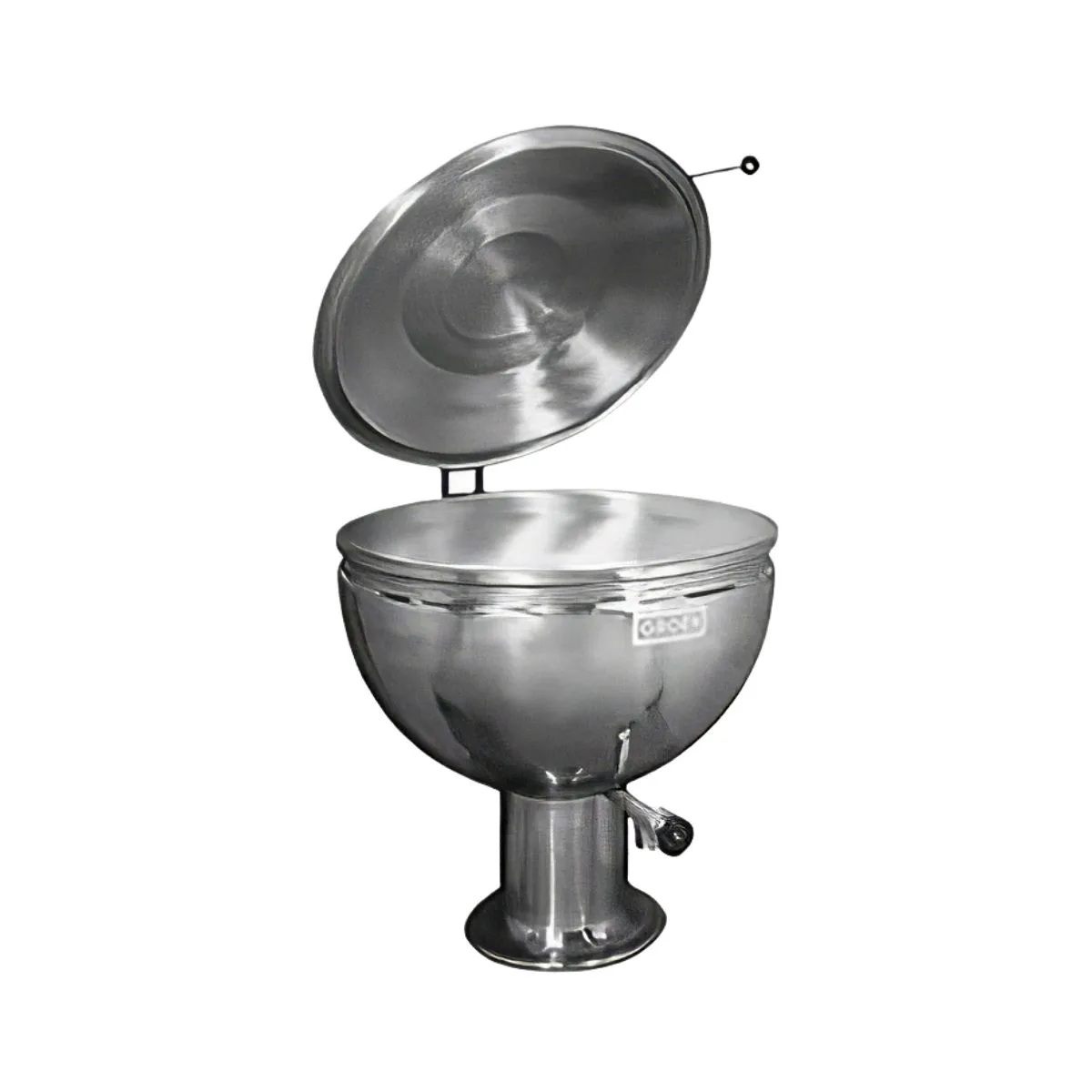 Groen GPT-40 40 Gallon Floor Stationary Full Steam Jacketed Direct Steam Kettle w/ Pedestal Base