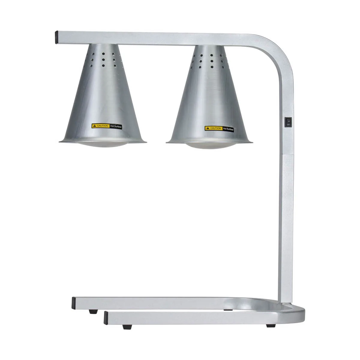 Adcraft HL-2 Freestanding C-Frame Two Bulb Heat Lamp w/ Adjustable Arm, 120V, 250W Per Bulb