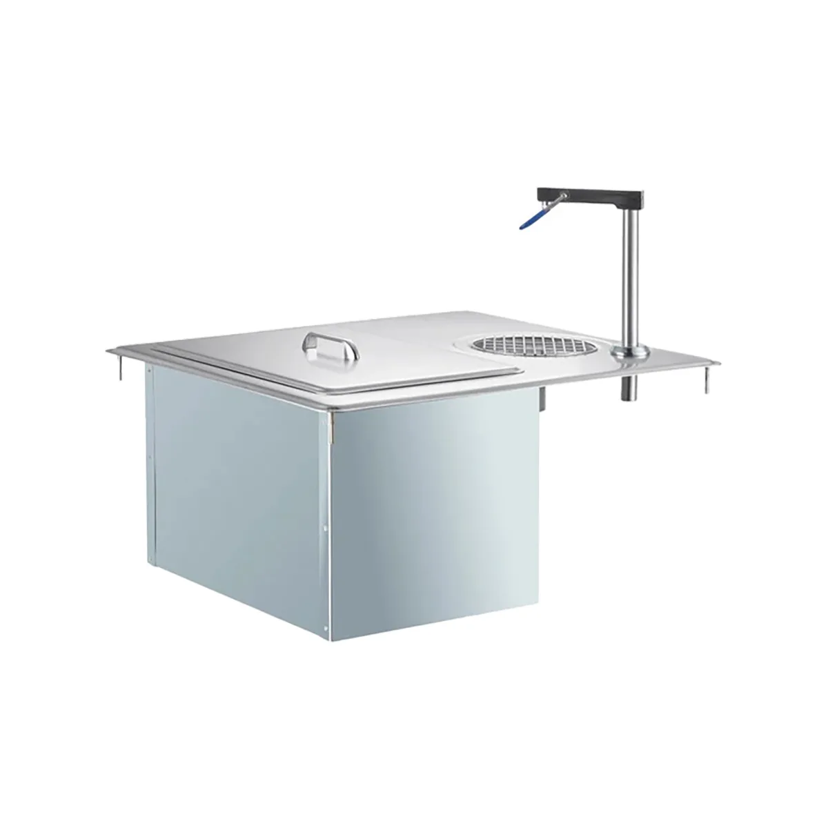 Delfield 204 Drop-in Water Station with Ice Bin, 45 lb Capacity, Glass Filler