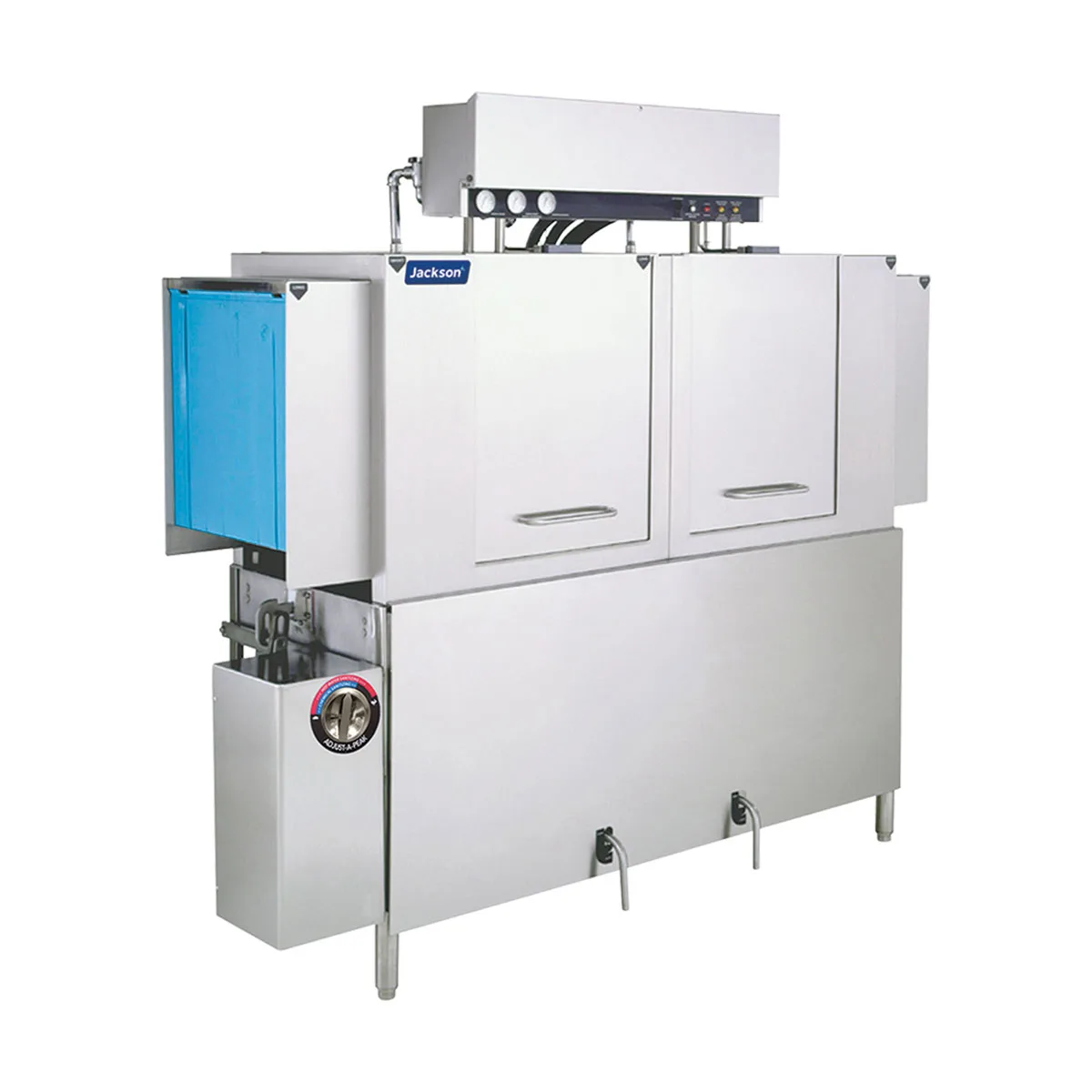 Jackson WWS AJ-64CS 64" Conveyor Dishwasher, 287 Racks/Hr - High Temp Steam Tank without Booster