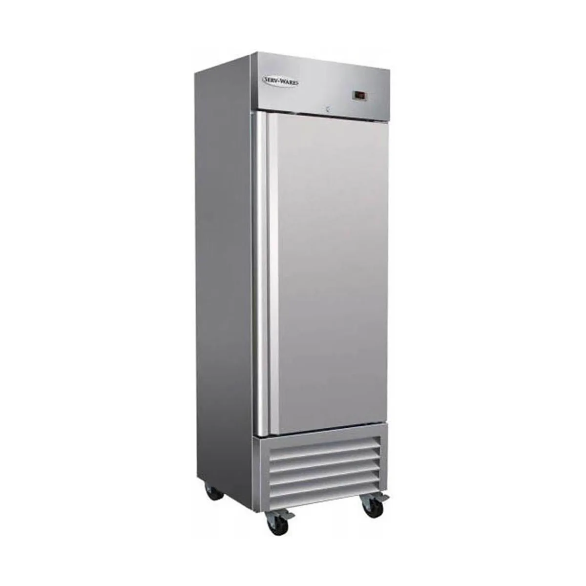 Serv-Ware RR1-19-HC 26" 1-Section Reach-In Refrigerator, Aluminum Interior, 19 cu. ft.
